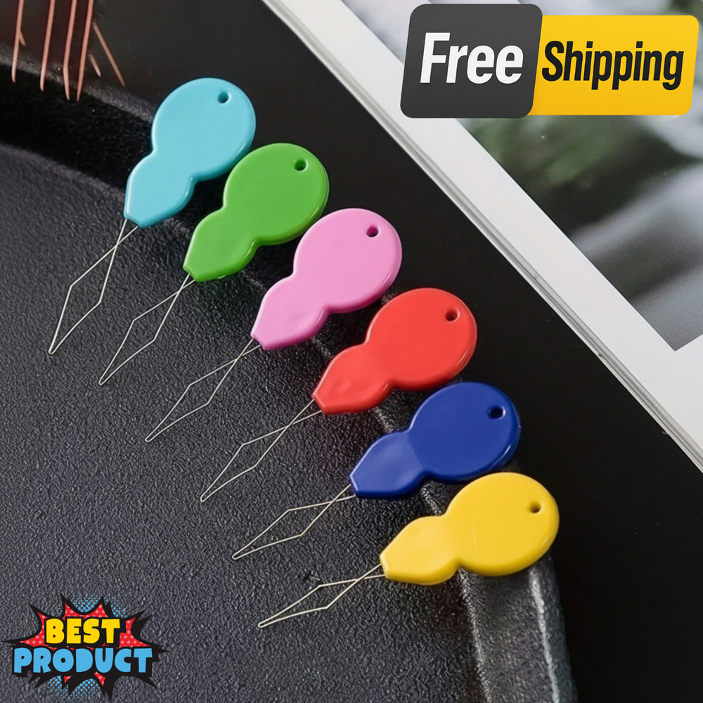 Plastic Needle Threader Sewing Machine Hand Sewing Quilting Craft DIY Tool  US