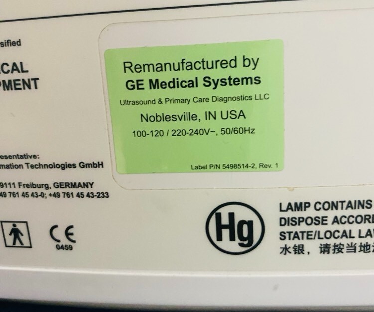 GE Logiq E9 Ultrasound System [DOM:2012]