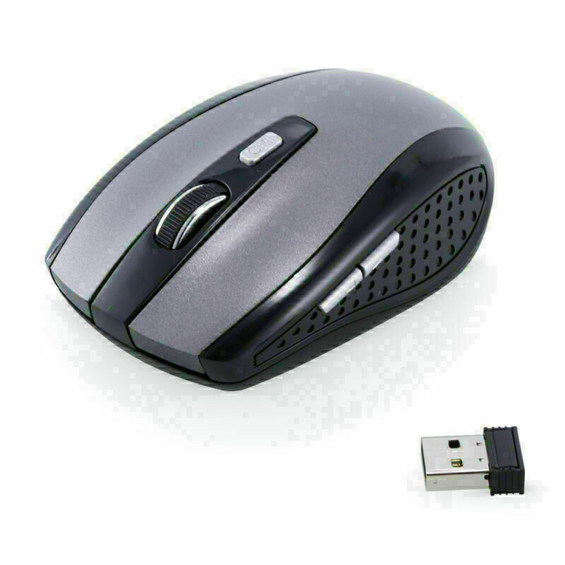 Portable Wireless Mouse, 2.4GHz Silent with USB Receiver, Optical USB Mouse