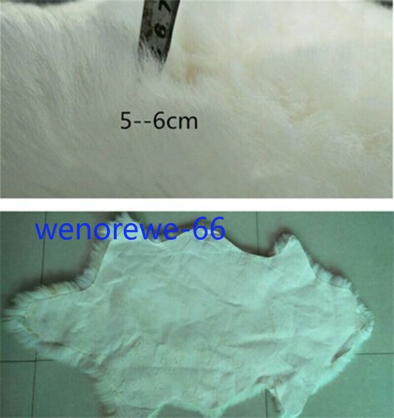 IN US!!! 100% Genuine Sheepskin Fluffy Fur Rug Windward Natural Soft Mat 24"*39"