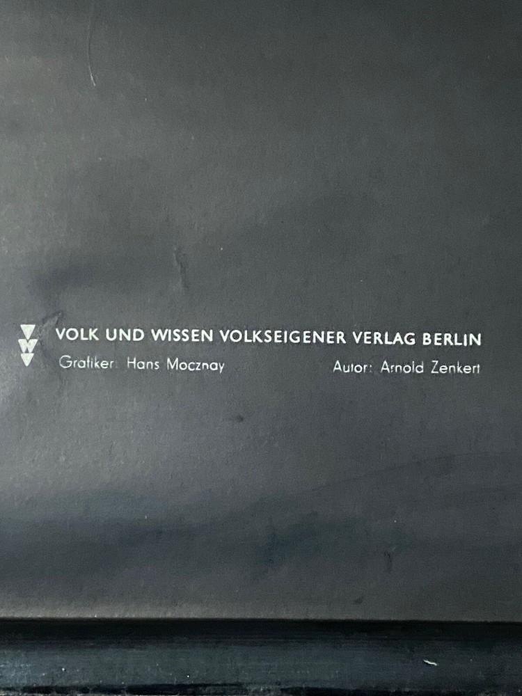 Equator System, Geometry, Physics Original Vintage East German Pull Down Poster