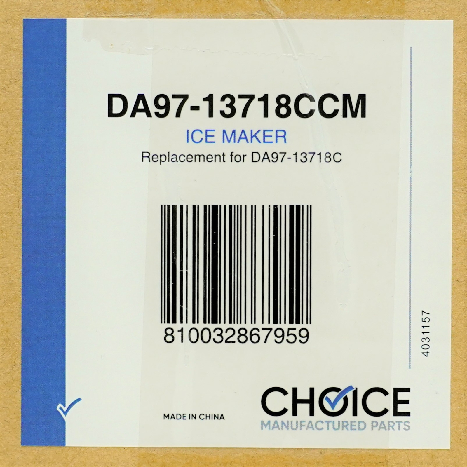 DA97-13718C for Samsung Refrigerator 6-Cube Ice Maker