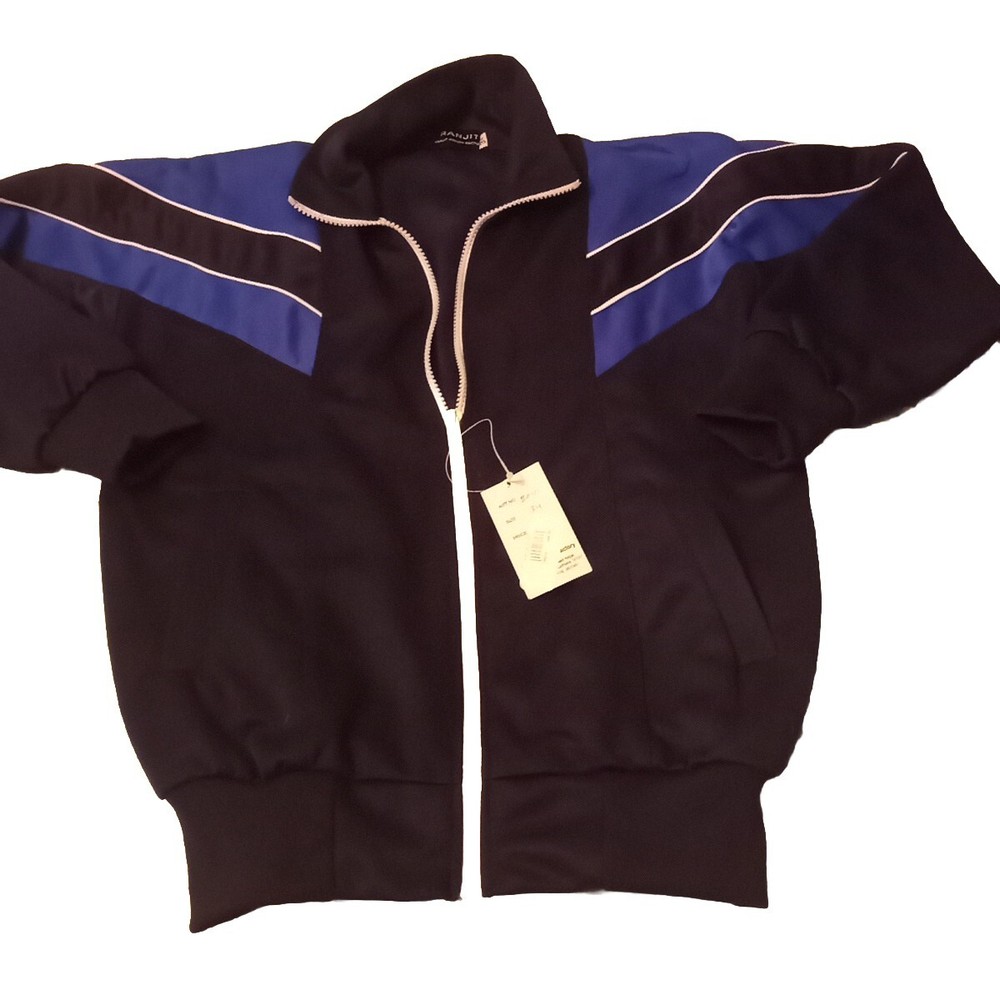 New Ranjit Zip  Size 34 Tracksuit Jacket Blue