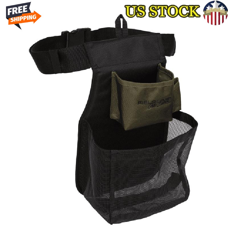 Large Trap Shooting Shell Pouch Adjustable Waist Belt Ammo Holder Quick Release