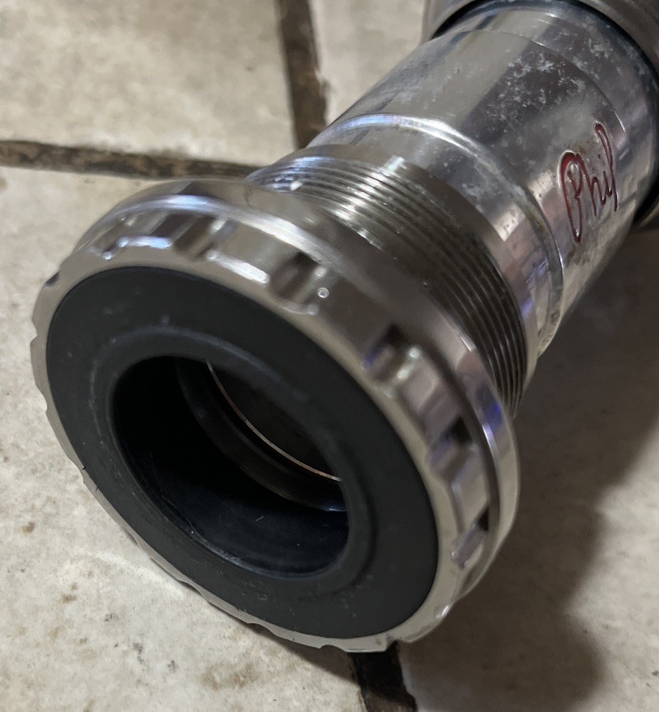 Phil Wood Stainless external 68 BB, polished