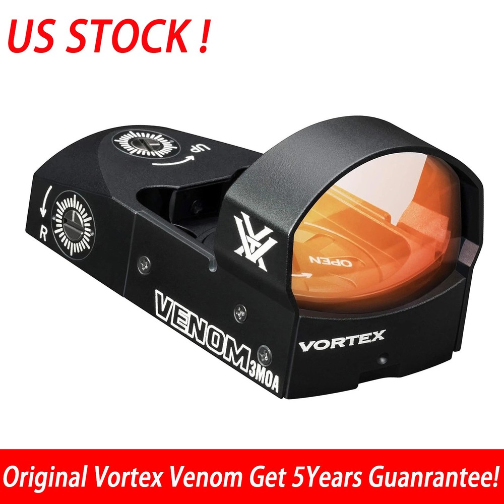 Original Vortex Venom Red Dot Sights 3 MOA-Black (VMD-3103) Reflex Hunting Scope