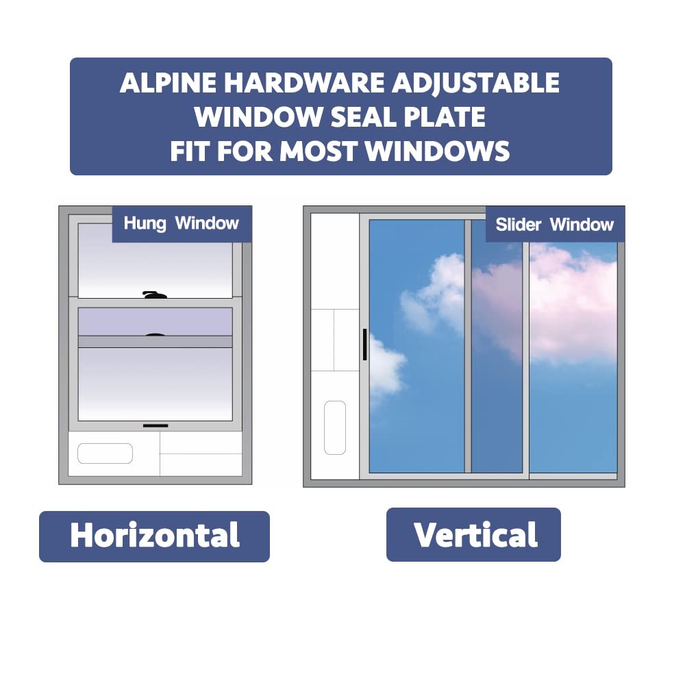 Portable Air Conditioner Window Kit with Coupler Adjustable Window Seal for A