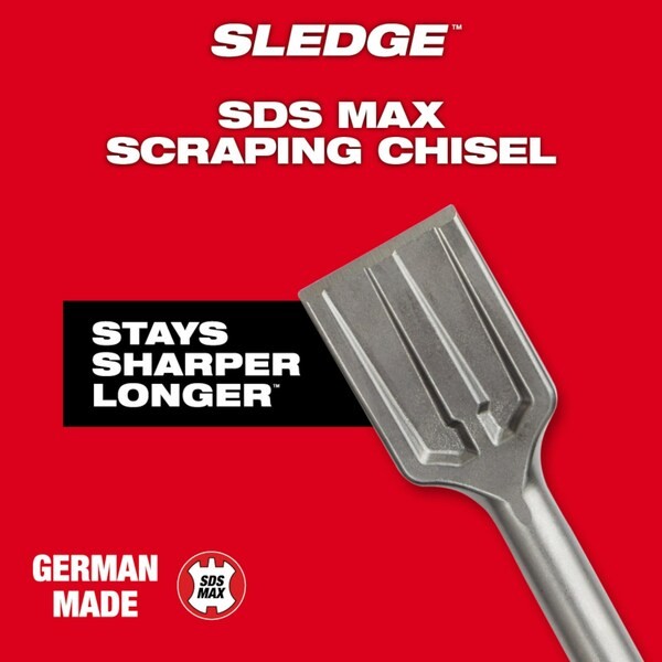 Milwaukee Tool 48-62-4089 Sds-Max Sledge Scraping Chisel