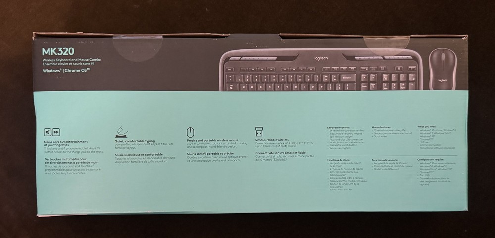 Logitech MK320 (920002836) Wireless Keyboard and Mouse Combo