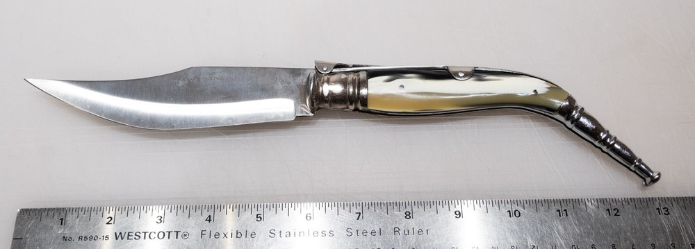 J. SANZ Folding Knife with bone Handle from Spain