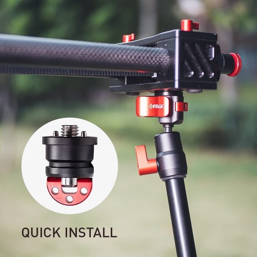 IFOOTAGE Spider Crab Quick Release Adapter ,Magic Arm Quick Release Mount Adapte