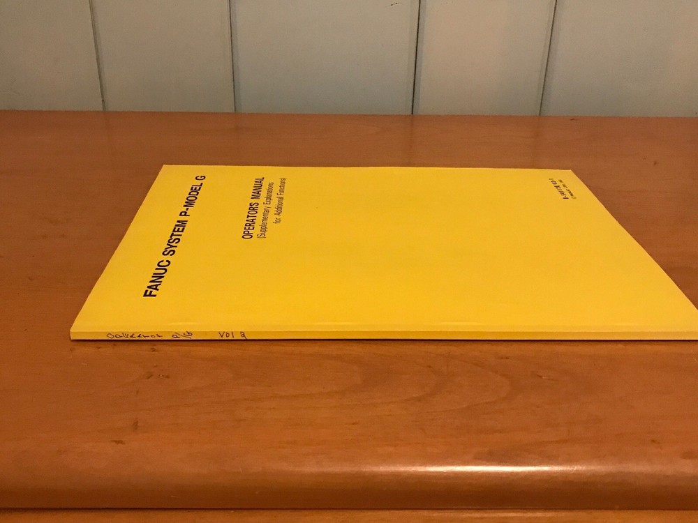 Fanuc System P-Model G Operator's Manual Supplementary