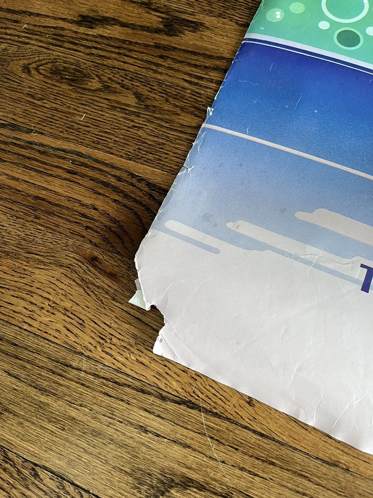 Rolling Stones 1981 Jovan American Tour Poster Vtg Wall Hanger Band Memorabilia