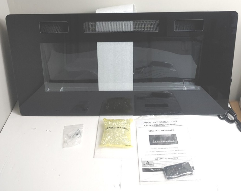 Electric Fireplace 36" Touchscreen with Remote Control