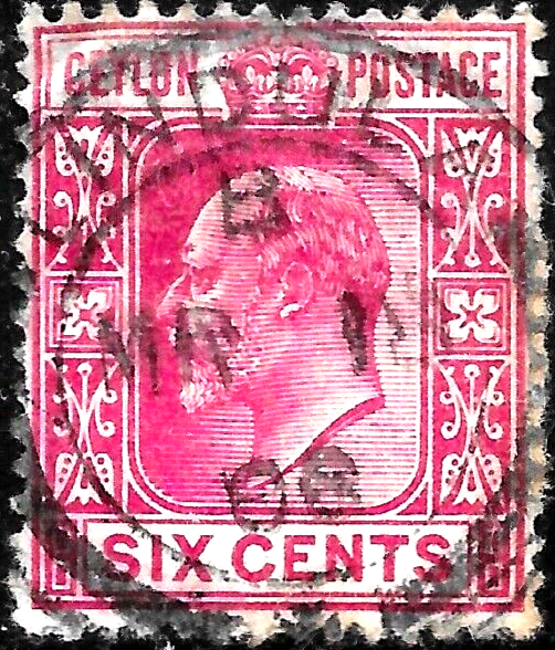 1904 Ceylon Sc#182 EDWARD VII USED VF