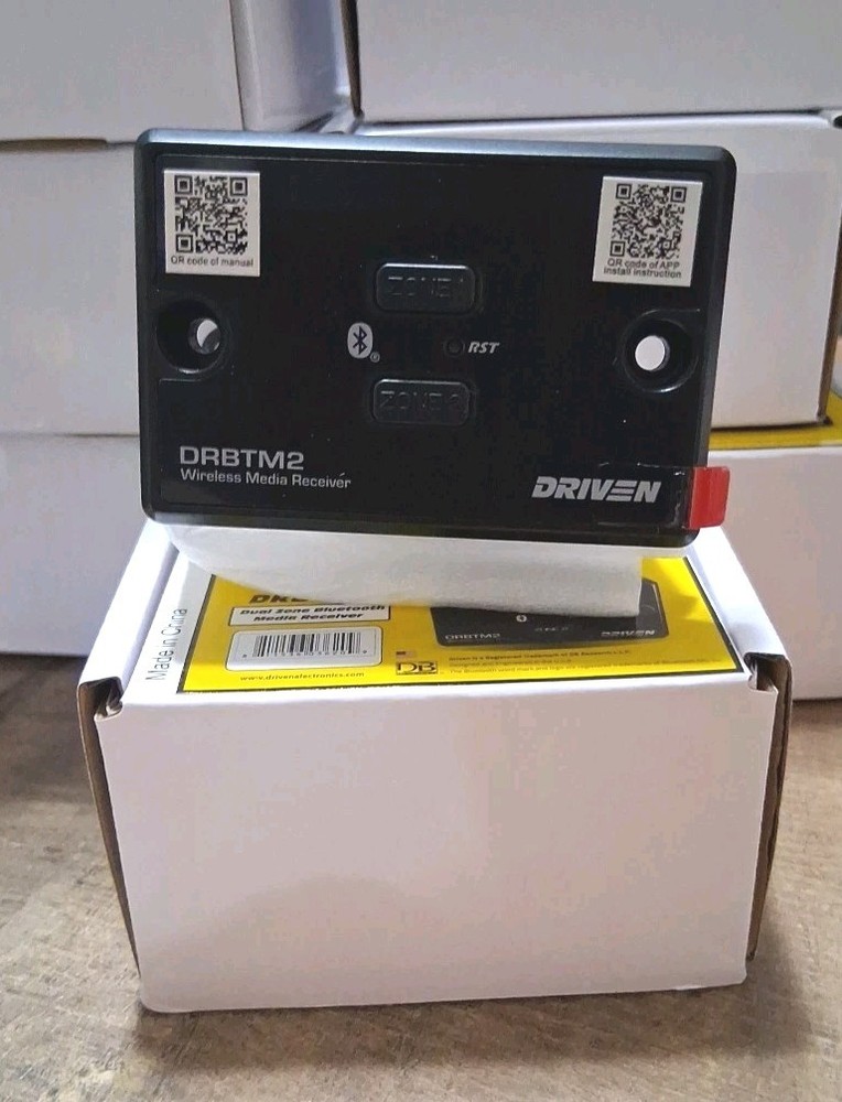Driven Dual Zone Bluetooth-Wireless Media Receiver [DRBTM2]