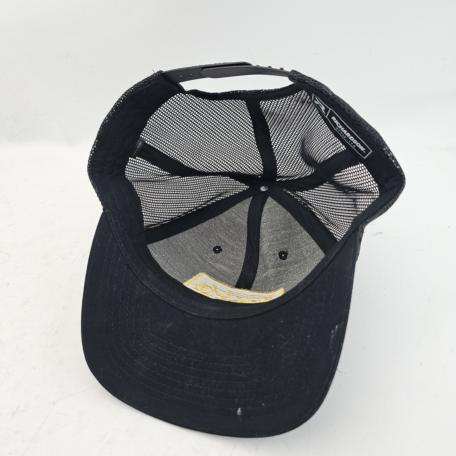 Trek Bicycle Company Baseball Cap Mesh Snapback Black Gold