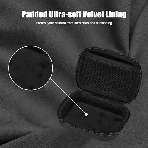 Digital Camera Case，Small Carrying & Protective Case for 1.0Black