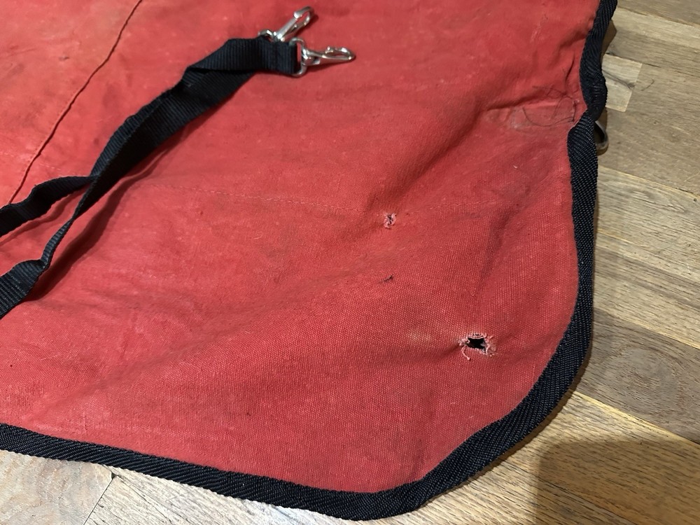 Horse Tack - 68” Red Canvas Blanket