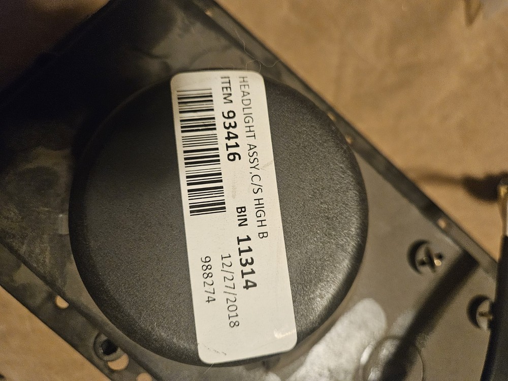 Advanced Technology Corp. 122-411217 HEADLAMP ASSEMBLY
