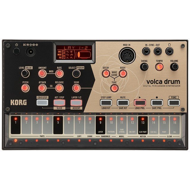 Korg volca drum Analog Modeling Rhythm Machine Analog Synthesizer Sequencer