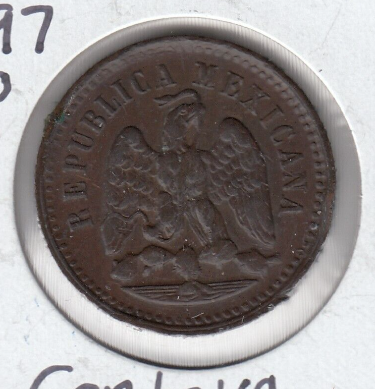 1897 mo Mexico One Centavo
