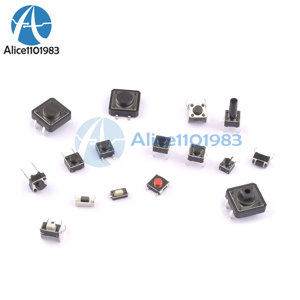 125pcs 25 Type lot Assorted Micro Push Button Tact Switch Reset Mini Leaf Switch