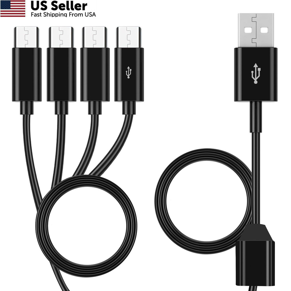 UCEC USB to Micro Splitter, 4 in 1 Charging Cable for Multiple...