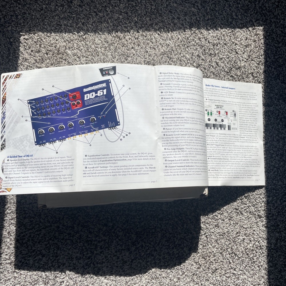 AudioControl DQ-61 Factory sound processor with equalization & time delay