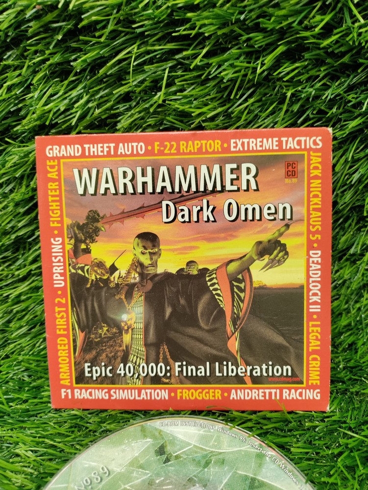 Computer Games Strategy Plus - demo/sampler disc - Warhammer Dark Omen, GTA PC