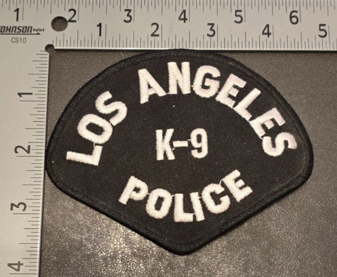 Police Los Angeles K9 Patch
