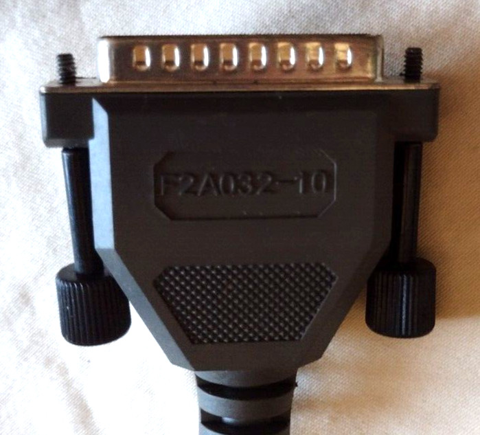 Beckman Computer Data Cable F-2A032-10 9 FT Long