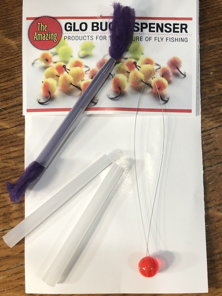 GLO BUG DISPENSER FLY TYING TOOL. 3 DIFFERENT SIZES, BOBBIN THREADER. McFLY FOAM