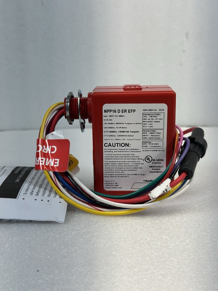 SENSOR SWITCH NPP16-D-ER-EFP NLIGHT RELAY EMERGENCY POWER PACK, 100/277V