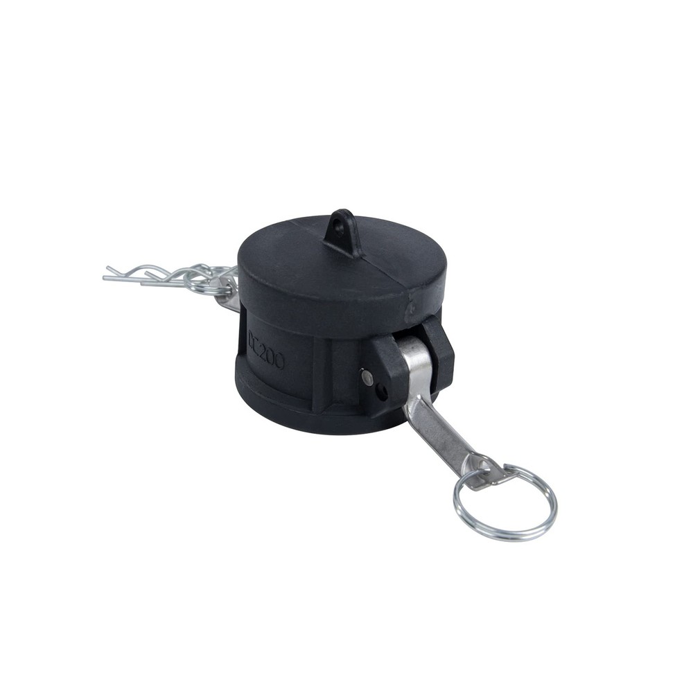 2 PCS 2 Inch Polypropylene Type DC Camlock Fitting Dust Cap 125psi Max