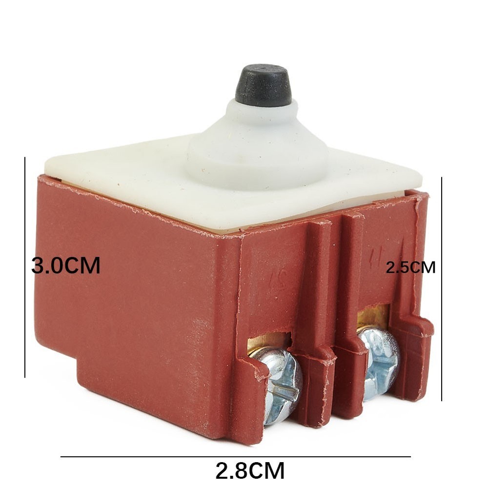 125V 12A Angle Grinder Switch Button Switch Angle Grinder NO Push Useful