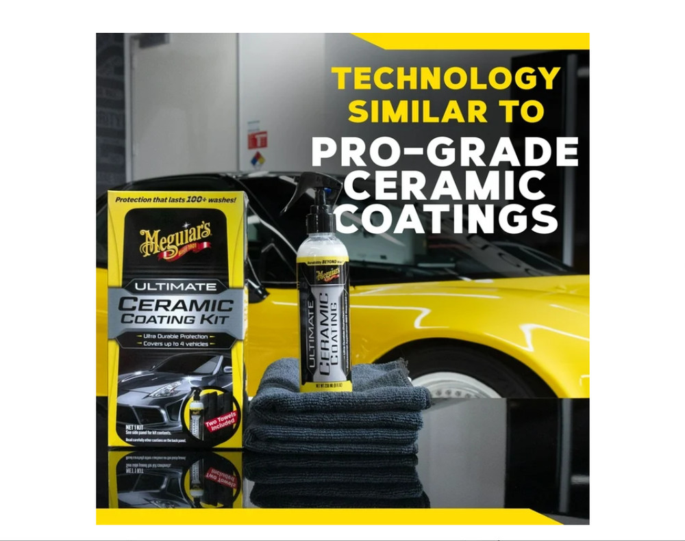 Meguiars Ultimate Ceramic Coating Kit Car Paint Protection Includes Microfiber T