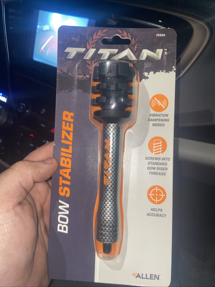 Titan Bow Stabilizer - Vibration Dampening Nodes - Helps Accuracy
