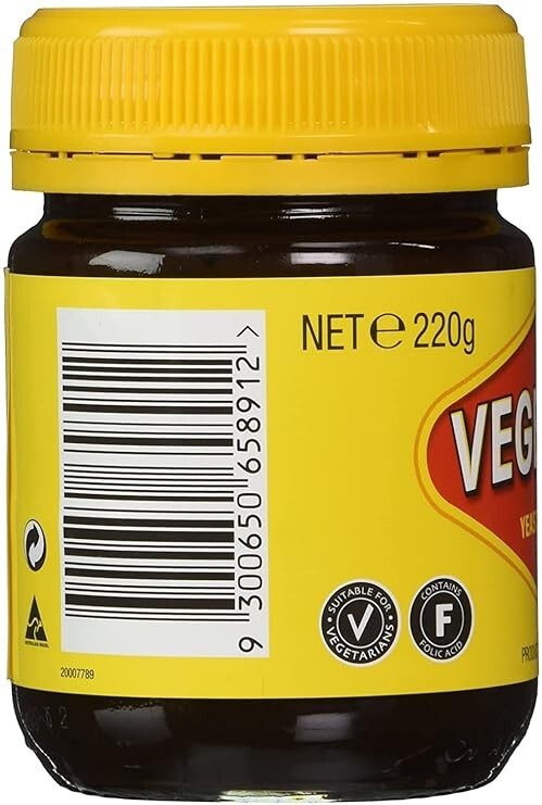 New Vegemite 220g x 12 pack made in Australia