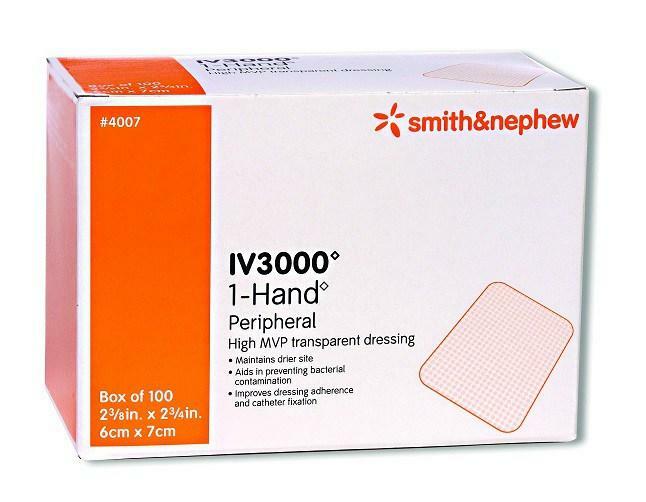 IV3000 Opsite Responsive Cannula Fixation Dressing 3.5 x 4.75 (BOX 50)
