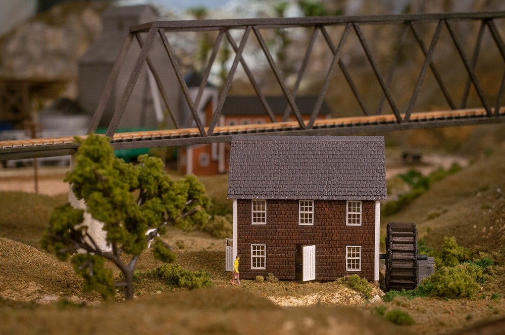 Laser Cut N Scale Building KIT "Stony Brook Mill"
