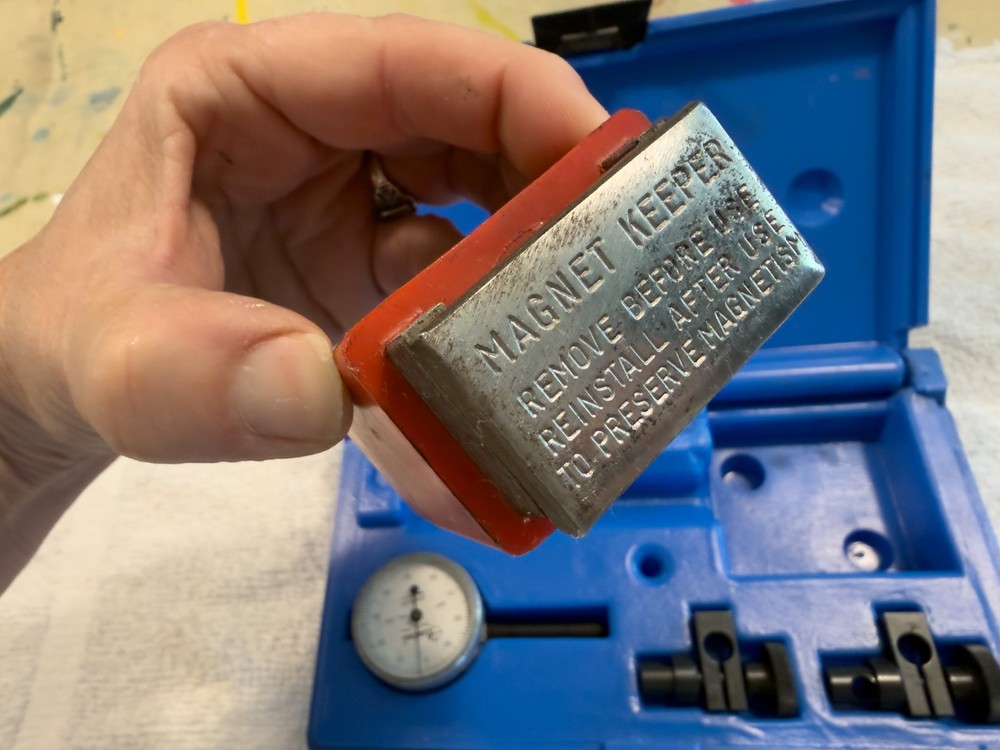 Central Tools No. 6405 Dial Indicator Set with Magnetic Base - Partial Set - USA