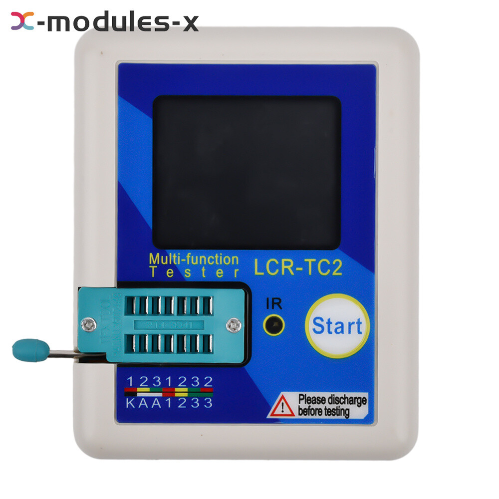 Upgraded LCR-TC2 Transistor Tester TFT Diode Triode Capacitance Meter ESR Kit
