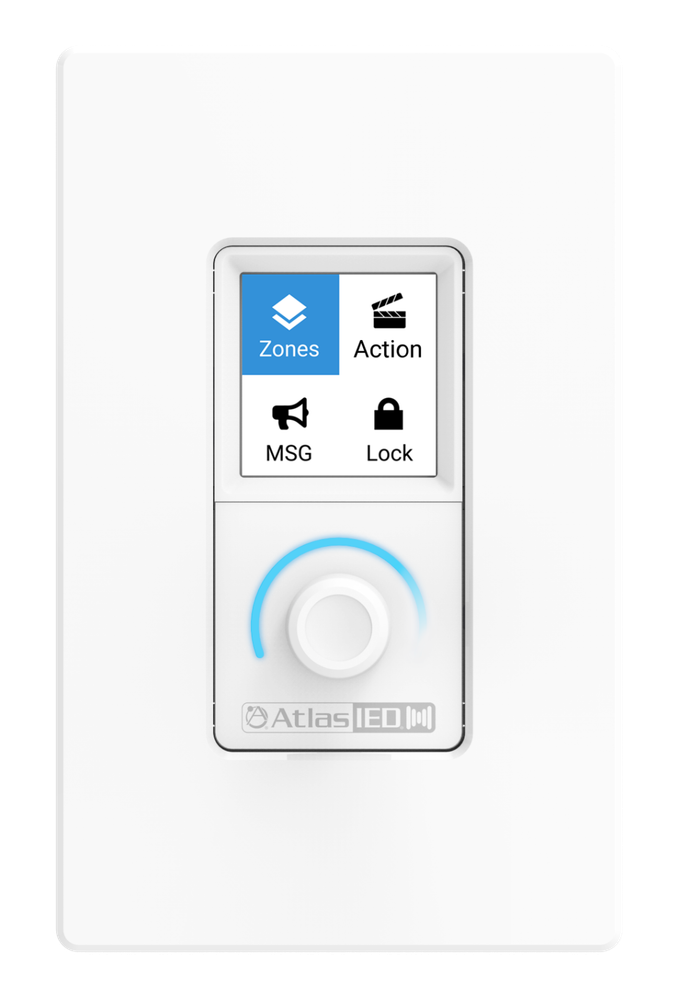 AtlasIED C-ZSC ATMOSPHERE ZONE, SOURCE, AND VOLUME WALL CONTROLLER