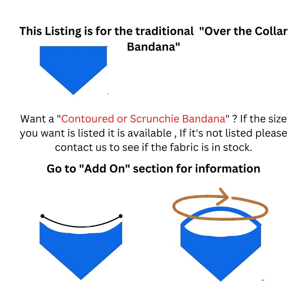 Pet Bandana LOVE PAWS, Three different options,
