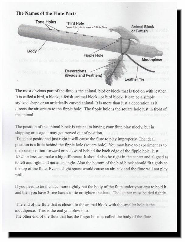 The Native American Flute Book 101 How to Play with 22 Songs Songbook