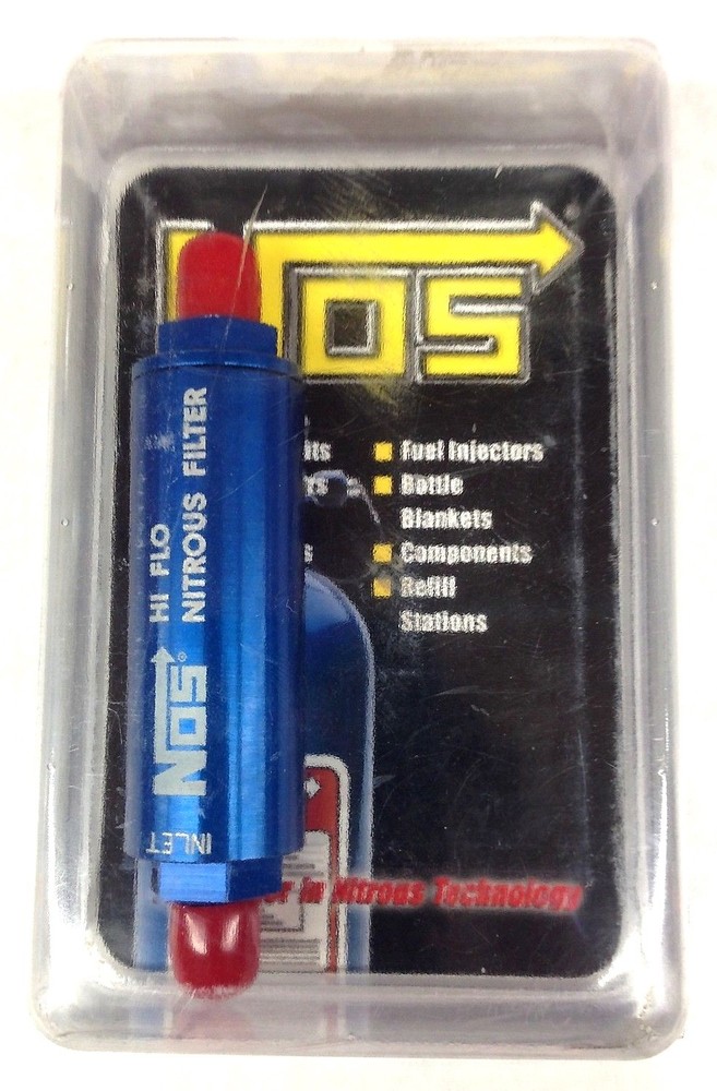 Nitrous Oxide Systems  NOS15550 Nitrous Billet Inline Filter -4 AN 140 Micron