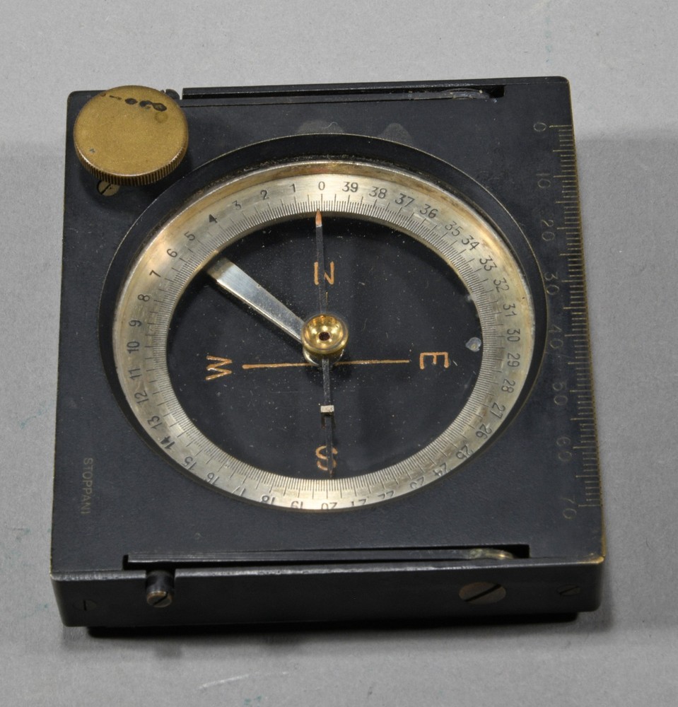 Antique Stoppani Survey Compass w/ Box