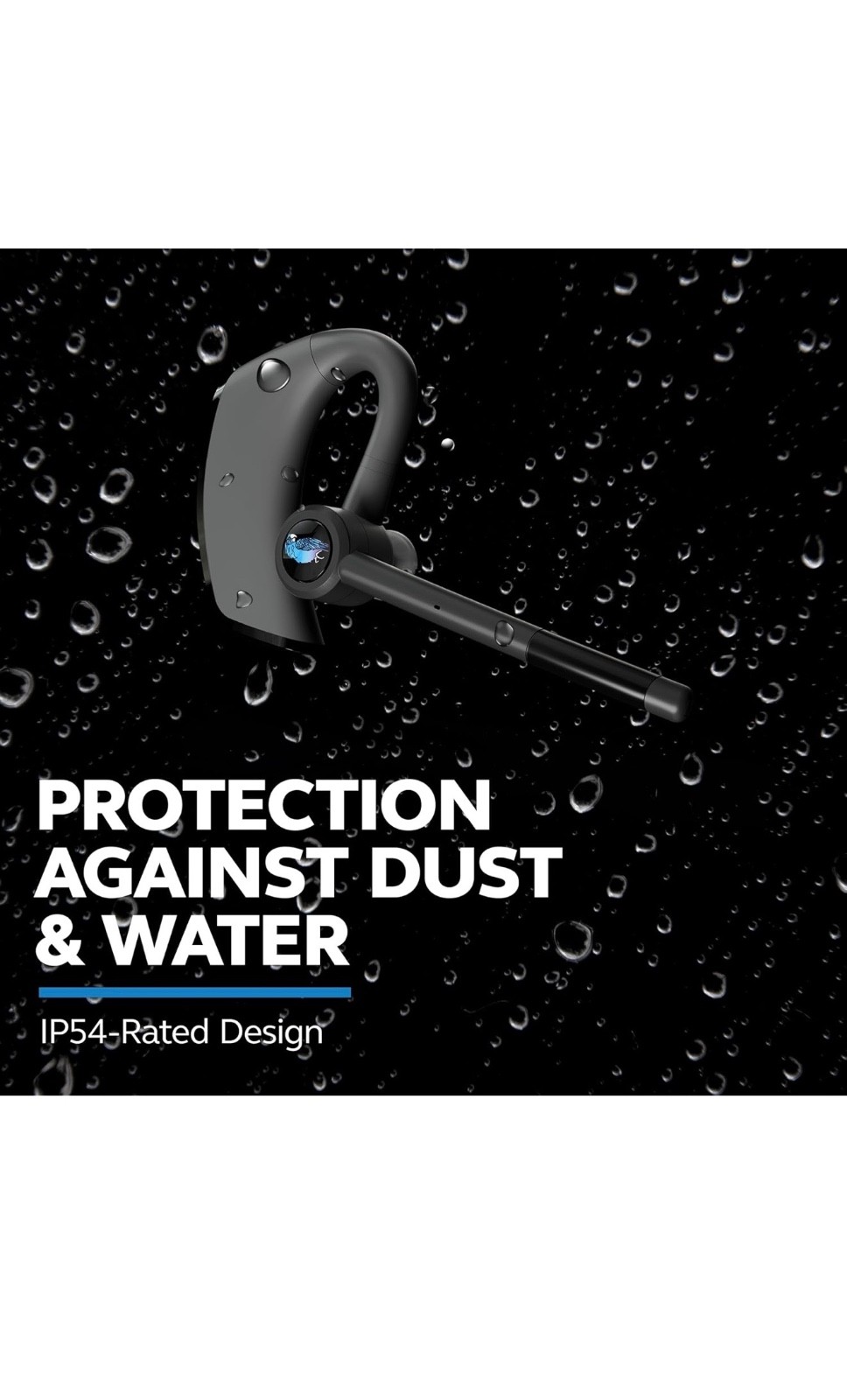 BlueParrott M300-XT SE Mono Bluetooth Wireless Headphones 80% Noise Canceling Ea