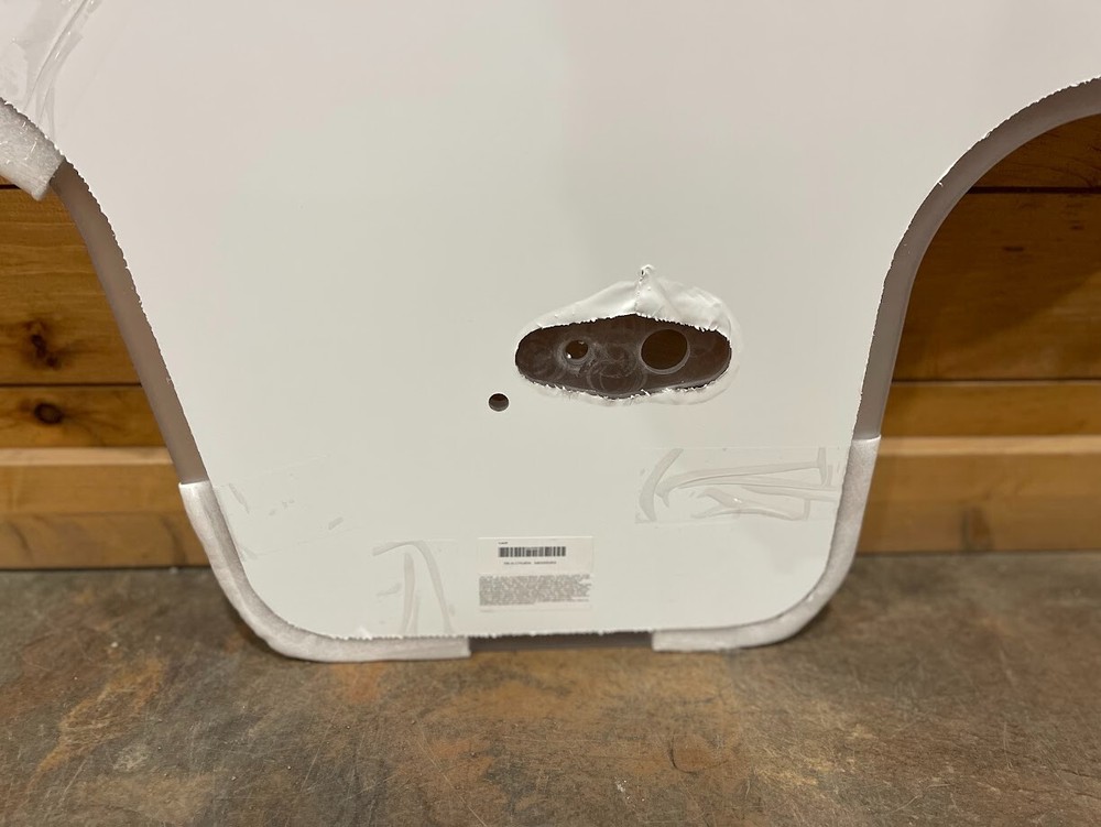 1/2" Manitou Skid Steer Door Polycarbonate Lexan